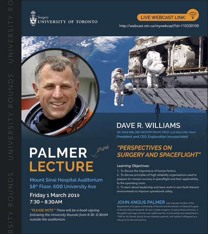Palmer Lecture Poster