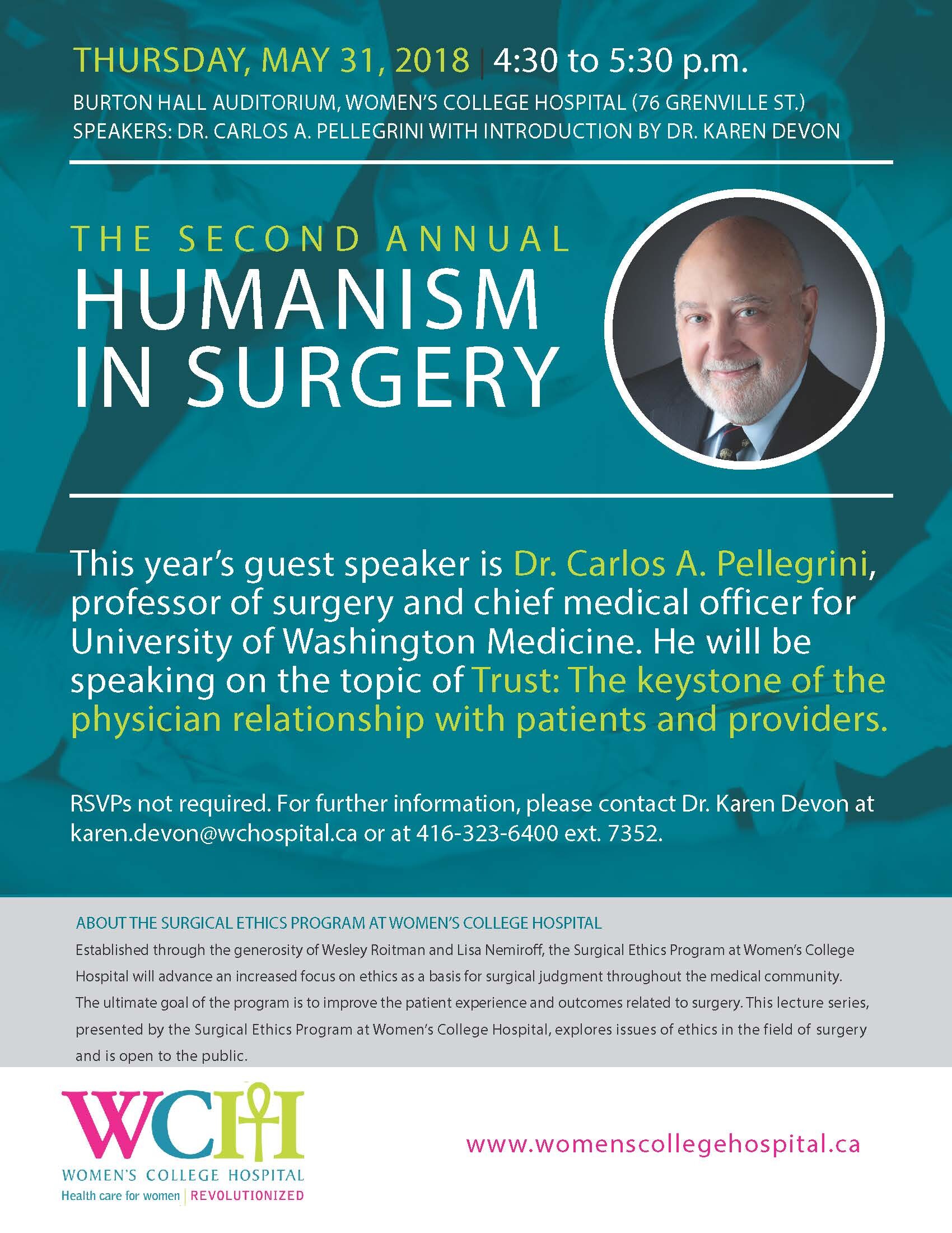 Humanism in Surgery Lectureship 2018