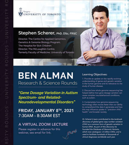 Ben Alman Research & Science Lecture | Department of Surgery