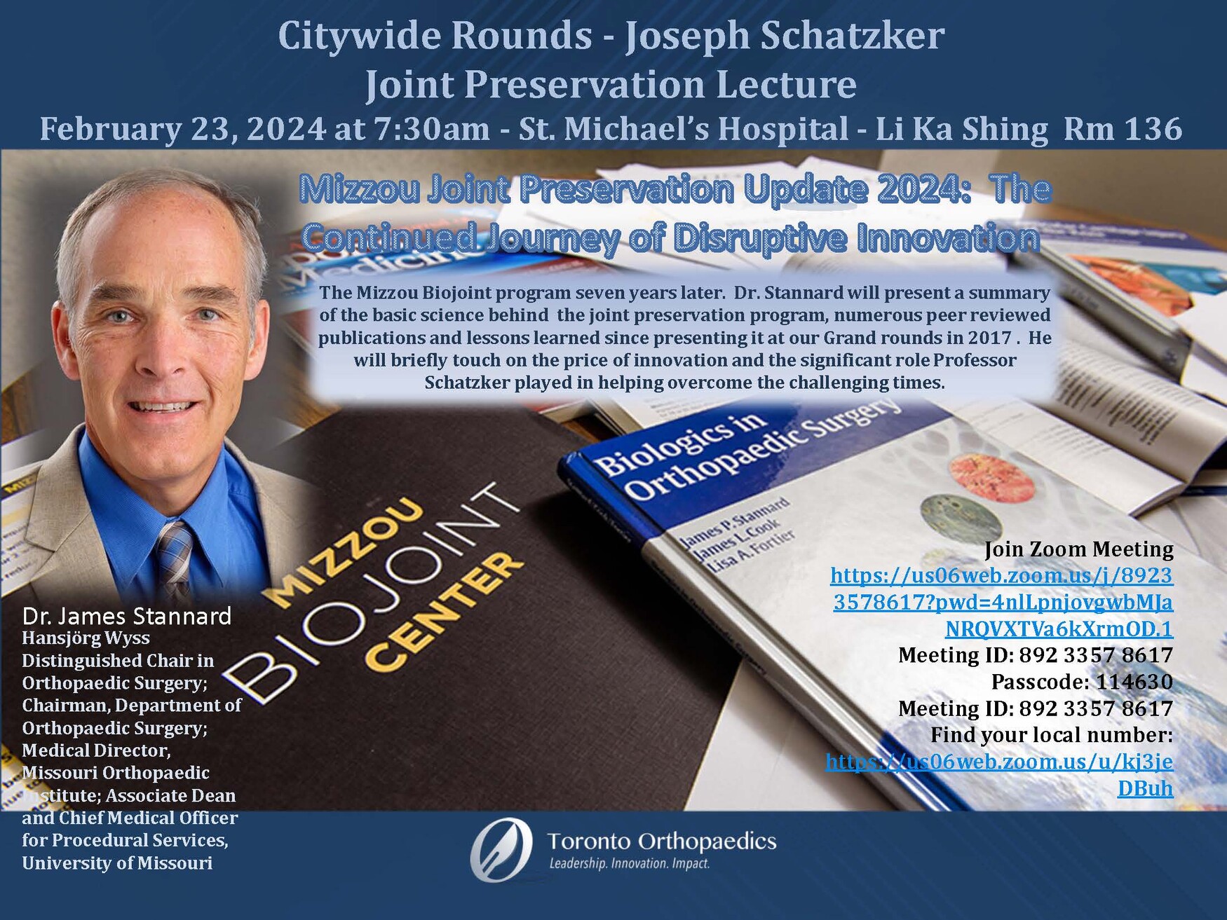 2024 Joseph Schatzker Joint Preservation Citywide Rounds