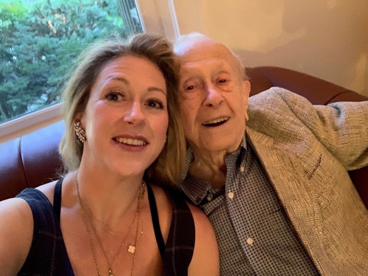 Dr. Karen Devon with her father, Morris (Moishe) Devon